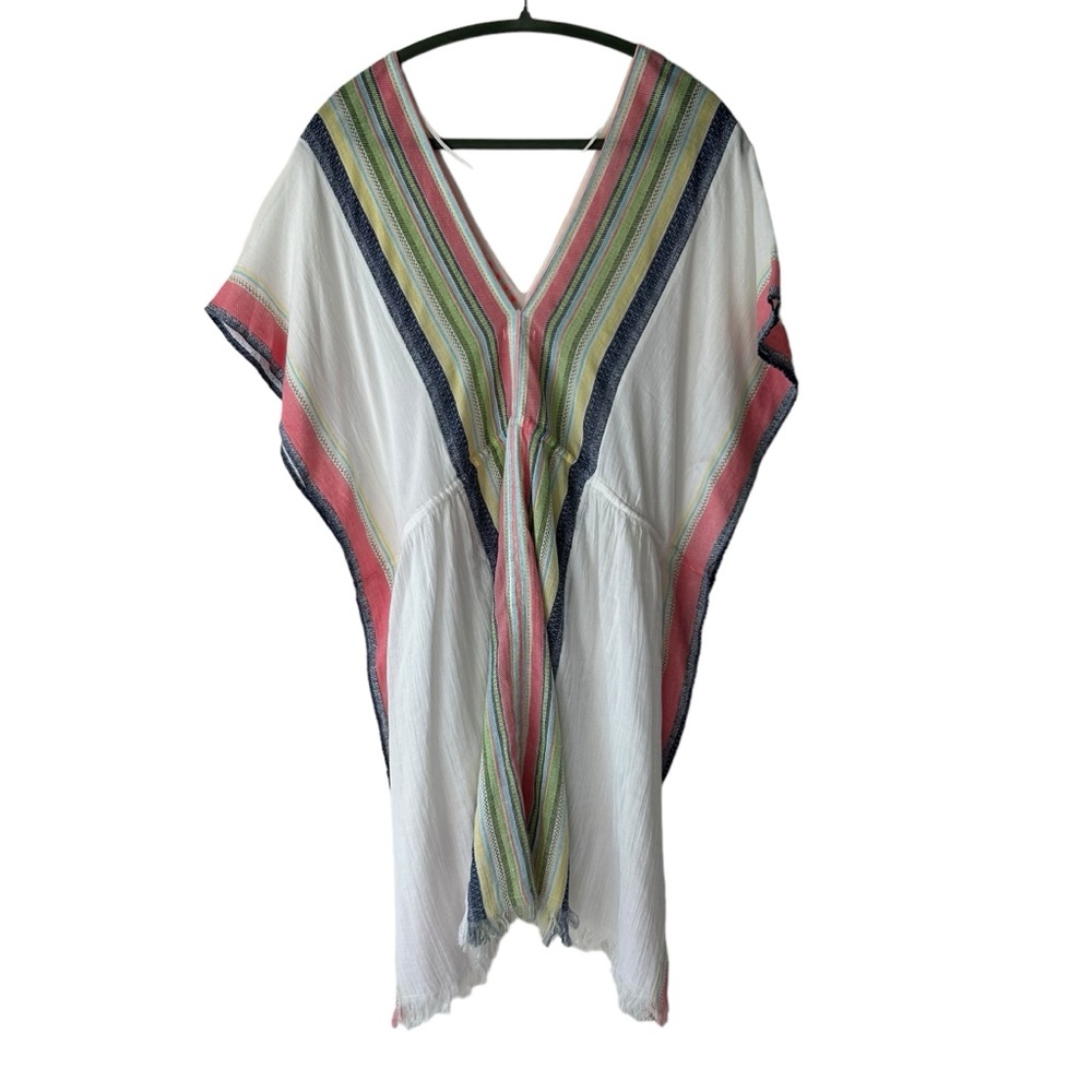OYSHO Women’s Cotton Embroidered Swim Cover Up Tunic Top SizeS/M Beach Vacation